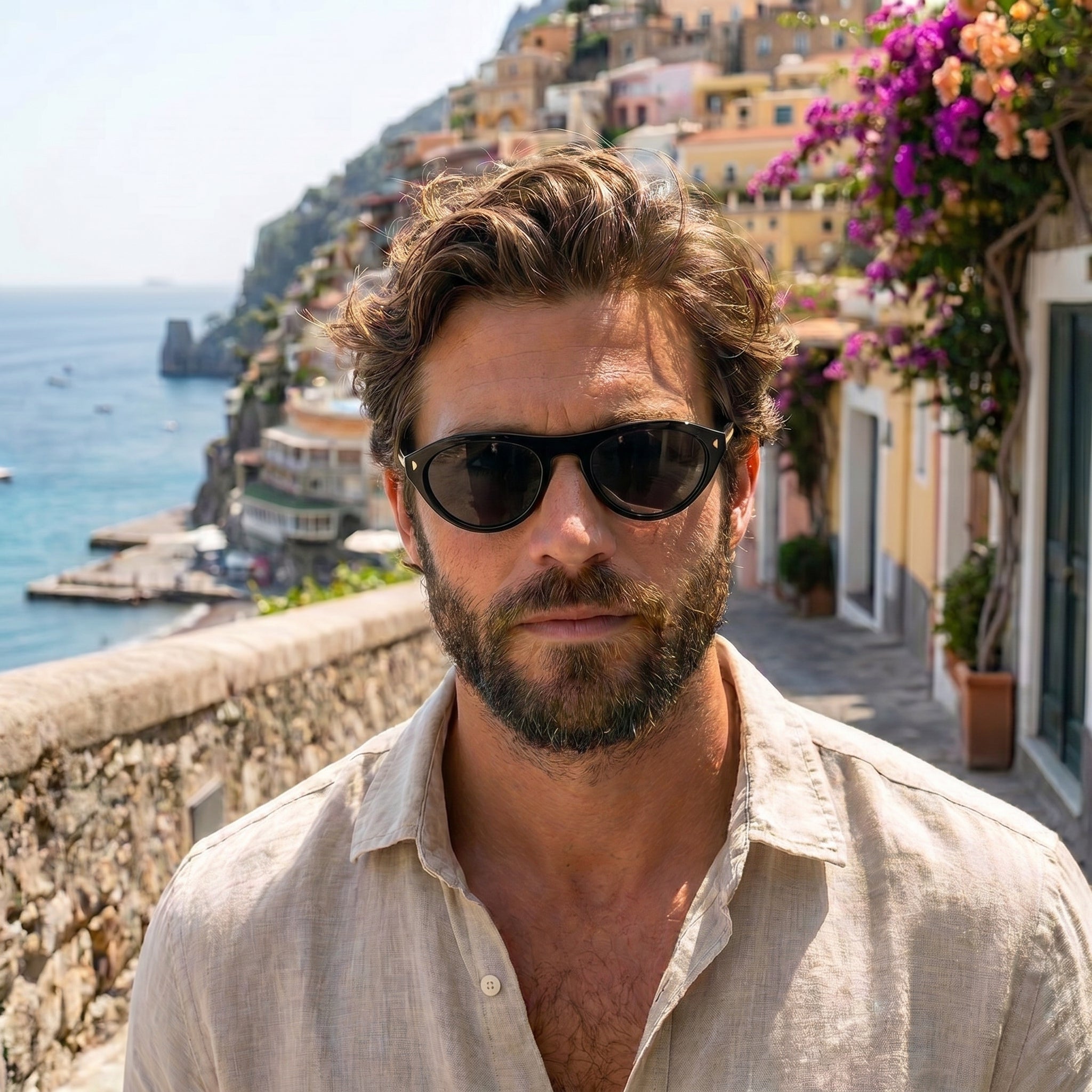 Model wearing Oscar Freire sunglasses — Loulou Eyewear