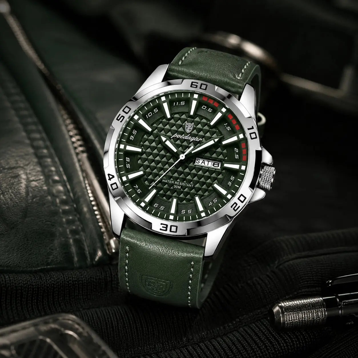 腕時計 | Poedagar Hayate | Silver Green