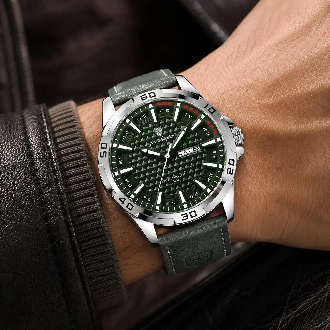 腕時計 | Poedagar Hayate | Silver Green