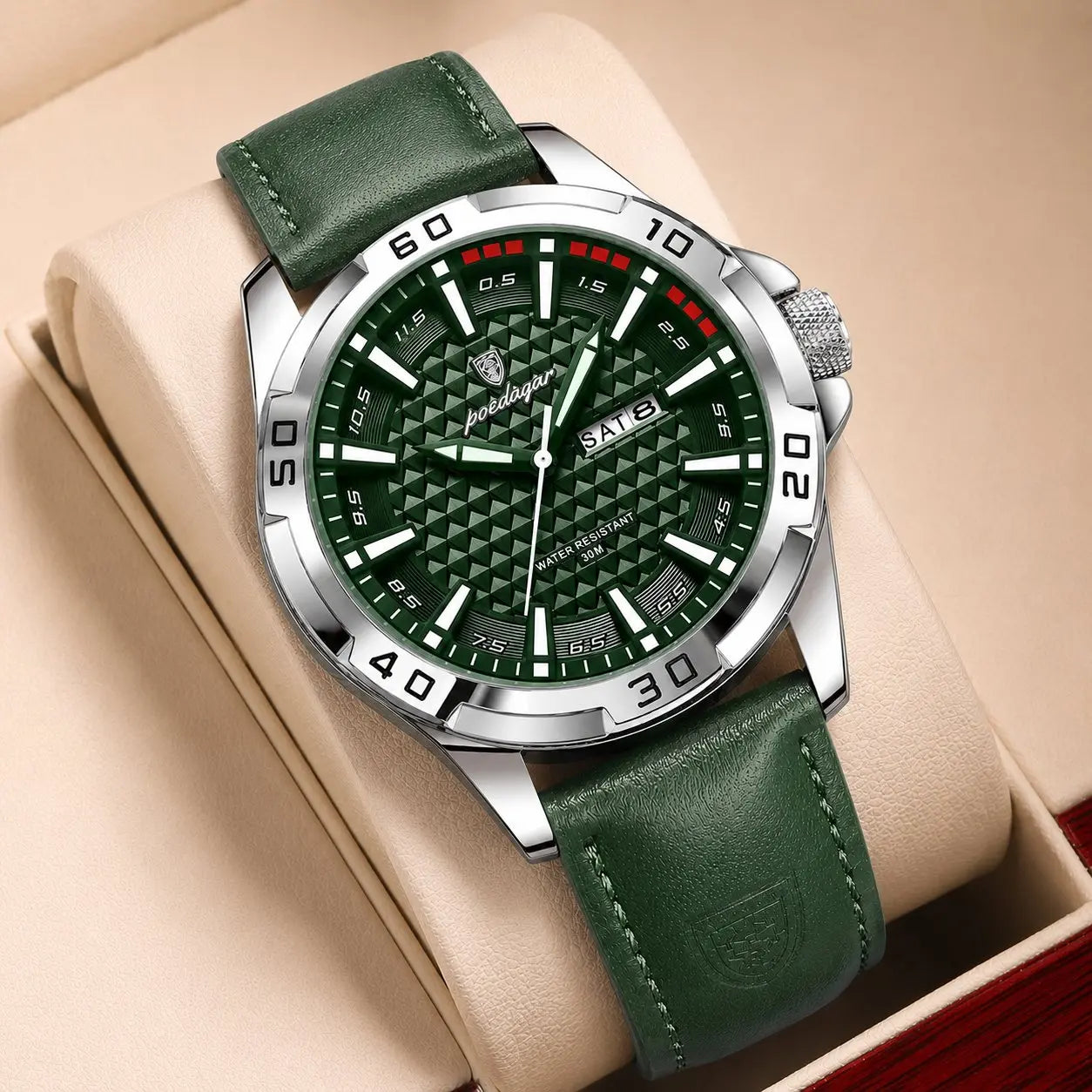 腕時計 | Poedagar Hayate | Silver Green