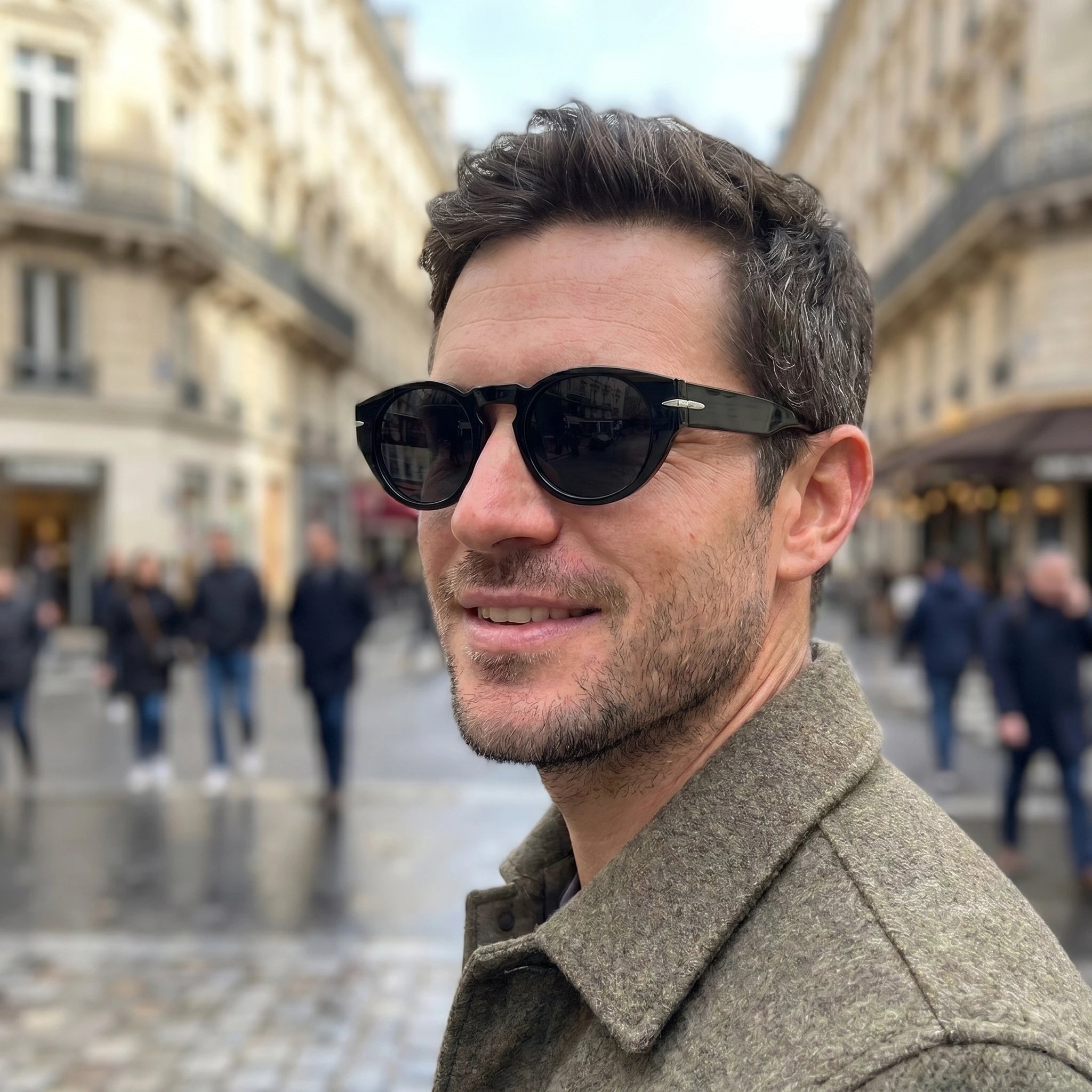 Model wearing Ayala sunglasses — Loulou Eyewear
