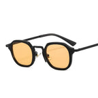 Satorine square sunglasses in black — Loulou Eyewear