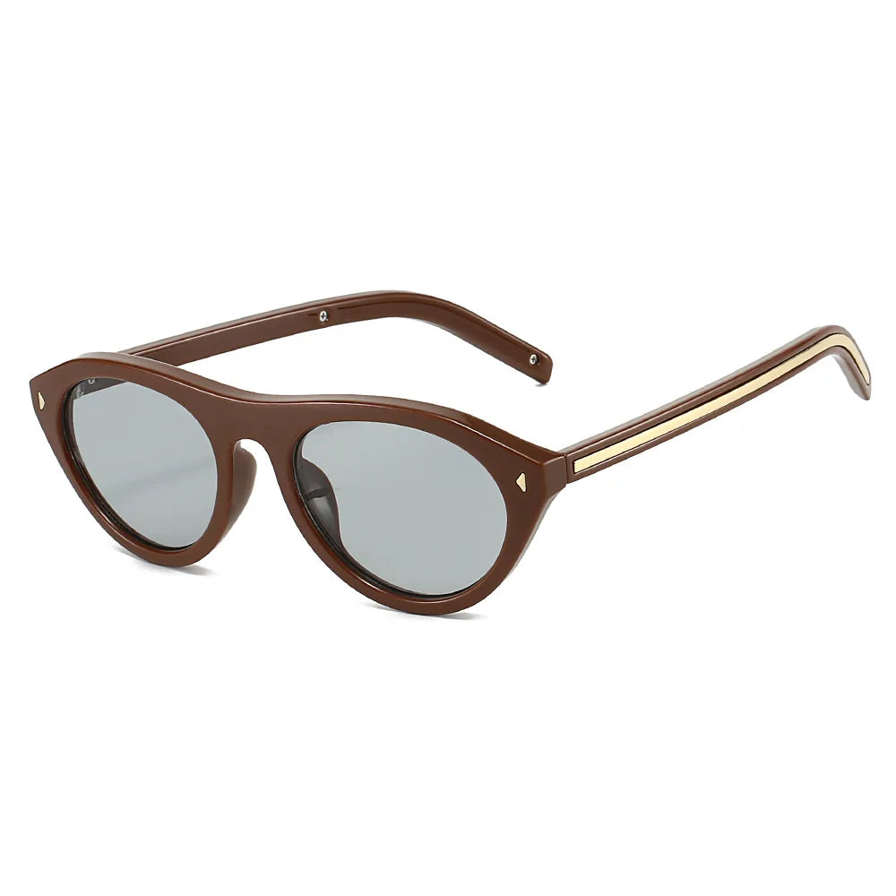 Oscar Freire sunglasses in green — Loulou Eyewear