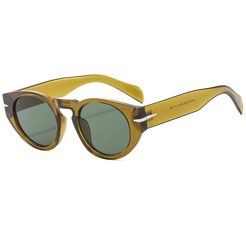 Ayala sunglasses in green — Loulou Eyewear