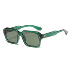 Retro square sunglasses with rivet colour variant 6 — Loulou Eyewear