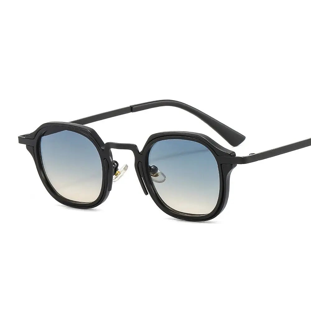 Satorine square sunglasses in green — Loulou Eyewear