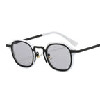 Satorine square sunglasses in blue — Loulou Eyewear