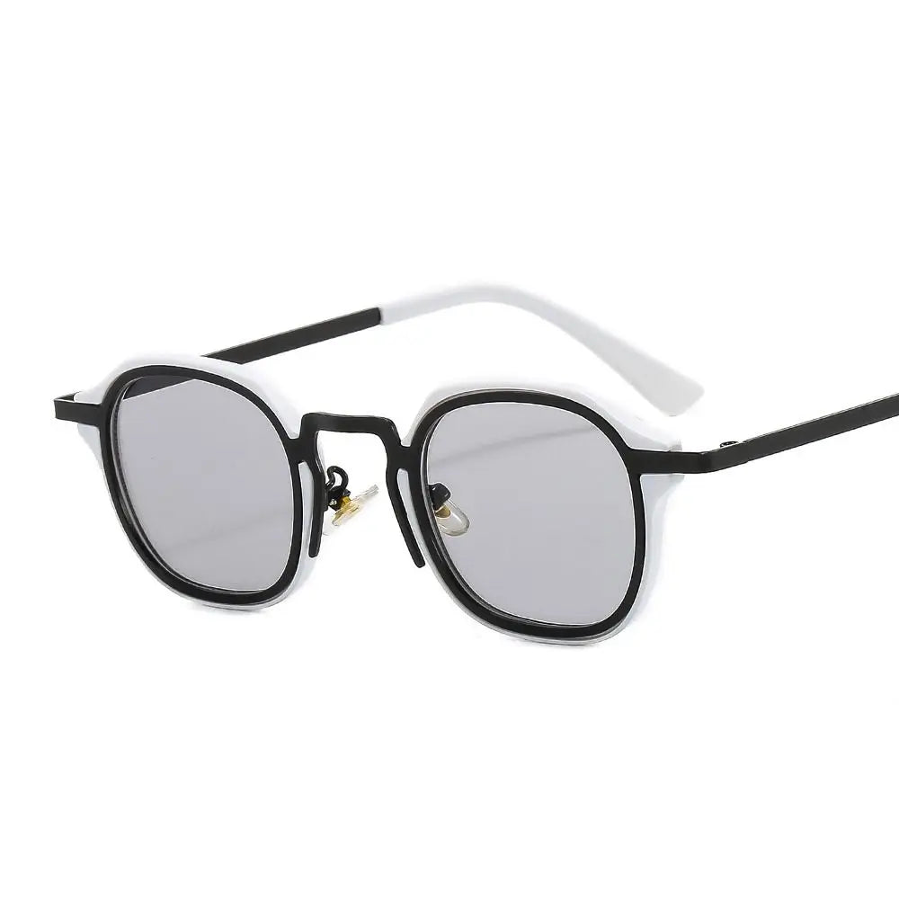 Satorine square sunglasses in blue — Loulou Eyewear