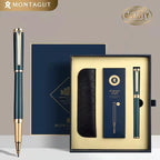 LOULOU Montagut M702 ボールペン 高級ローラーボール 宝石装飾 5色 レザーケース ギフトセット