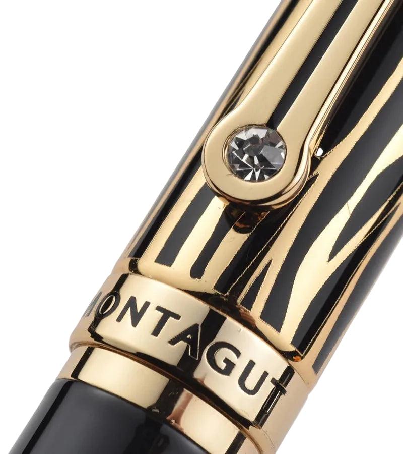LOULOU Montagut 816 ボールペン 高級ローラーボール ジュエルトリム ギフトセット リフィル3本付き