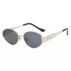 Solenne sunglasses in silver — Loulou Eyewear