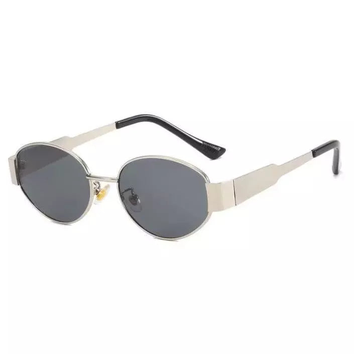 Solenne sunglasses in silver — Loulou Eyewear