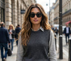 Model wearing Oscar Freire sunglasses — Loulou Eyewear