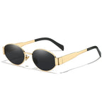 Solenne sunglasses in gold and black — Loulou Eyewear