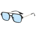 Portofino sunglasses in black and blue — Loulou Eyewear