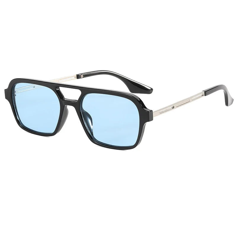 Portofino sunglasses in black and blue — Loulou Eyewear